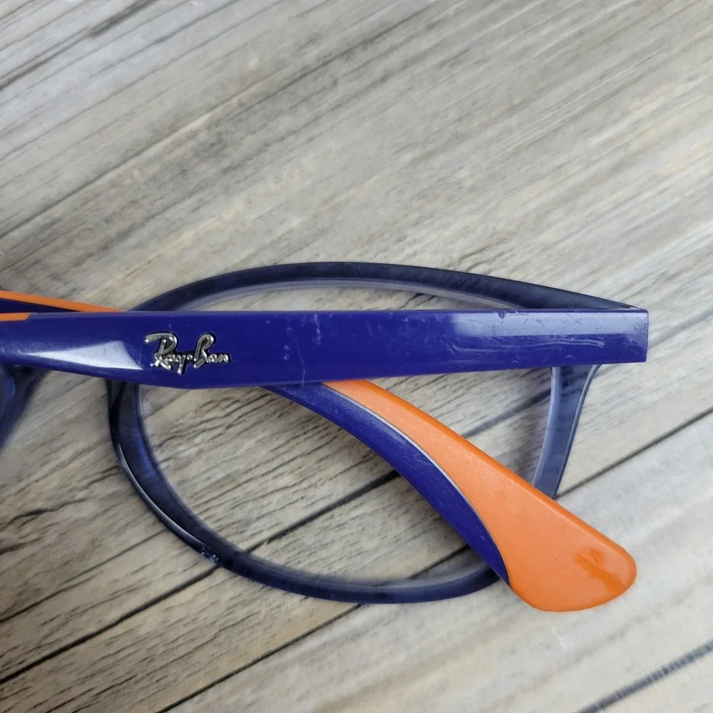 Ray-Ban Eyeglasses RB1586 3775 Blue Orange Kids 49-16-130